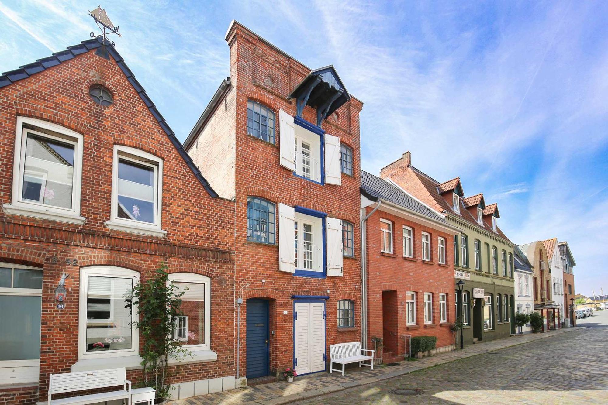 Altes Kontorhaus Kajuete Lejlighed Husum  Eksteriør billede